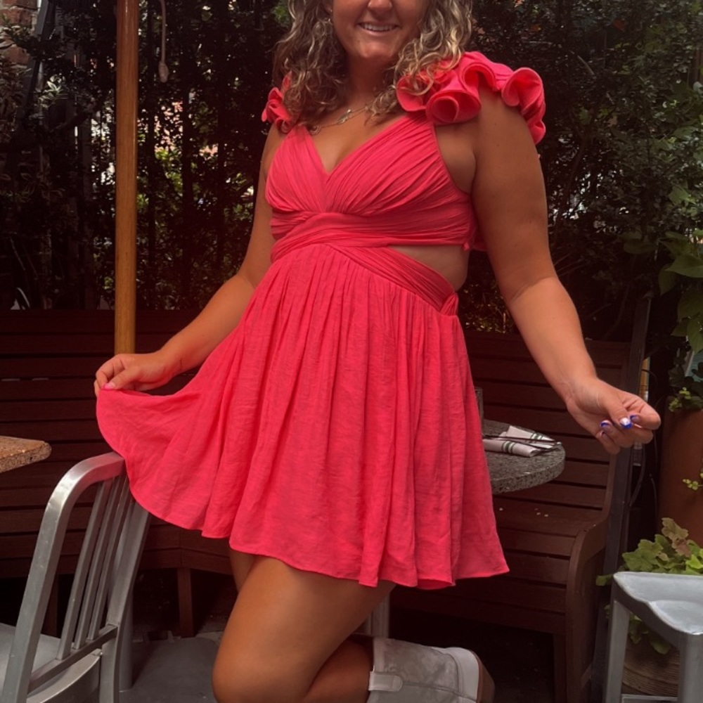 HOT PINK DRESS
